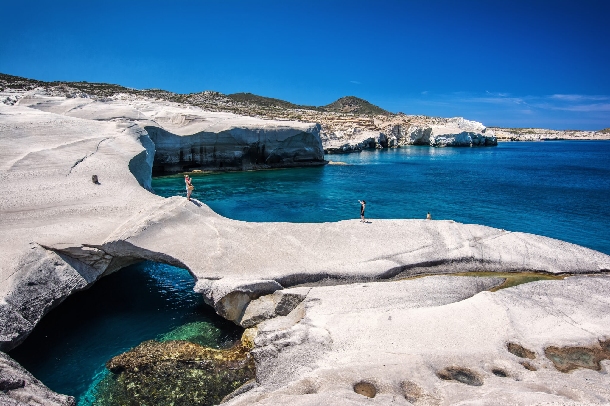 Sarakiniko,Beach,At,The,Island,Of,Milos,In,Greece